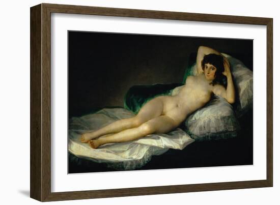 The Nude Maja, circa 1800-Francisco de Goya-Framed Giclee Print