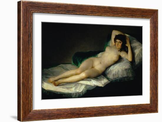 The Nude Maja, circa 1800-Francisco de Goya-Framed Giclee Print