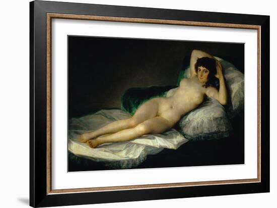 The Nude Maja, circa 1800-Francisco de Goya-Framed Giclee Print