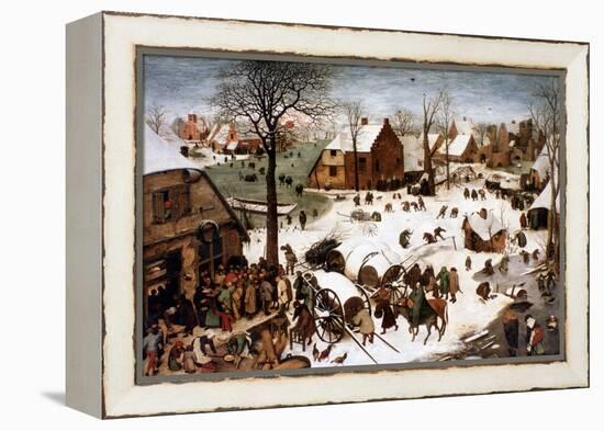 The Numbering at Bethlehem, 1566-Pieter Bruegel the Elder-Framed Premier Image Canvas