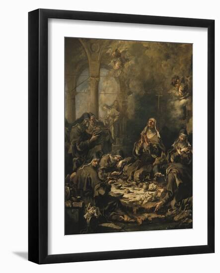 The Nuns' Meal-Alessandro Magnasco-Framed Giclee Print