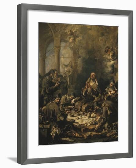 The Nuns' Meal-Alessandro Magnasco-Framed Giclee Print