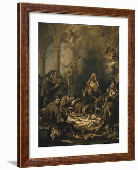 The Nuns' Meal-Alessandro Magnasco-Framed Giclee Print