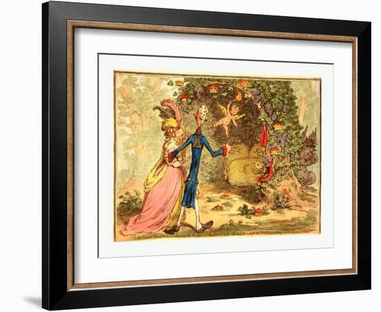 The Nuptial Bower-James Gillray-Framed Giclee Print