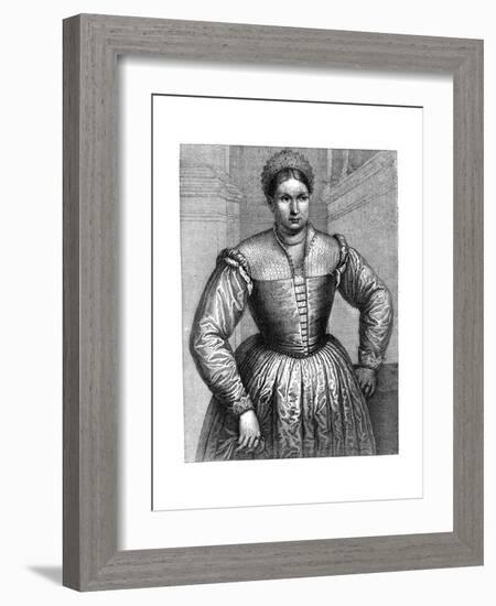 The Nurse of the Medici Family, 1882-Paris Bordone-Framed Giclee Print