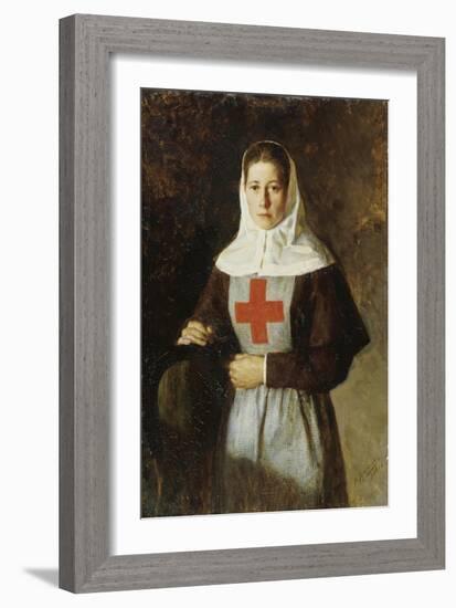 The Nurse-Nikolai Alexandrovich Yaroshenko-Framed Giclee Print