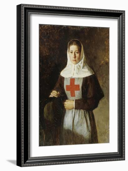 The Nurse-Nikolai Alexandrovich Yaroshenko-Framed Giclee Print