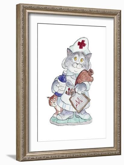 The Nurse-Bill Bell-Framed Giclee Print