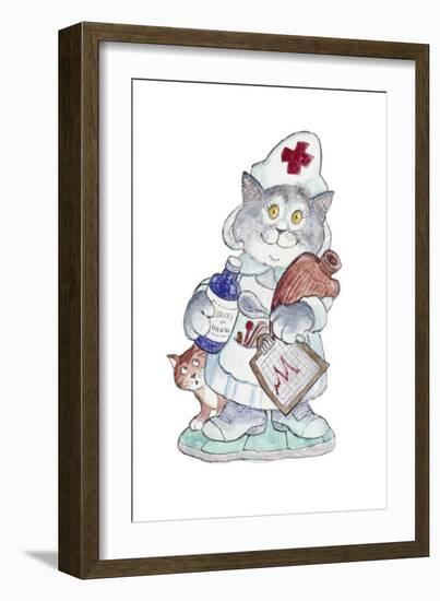 The Nurse-Bill Bell-Framed Giclee Print