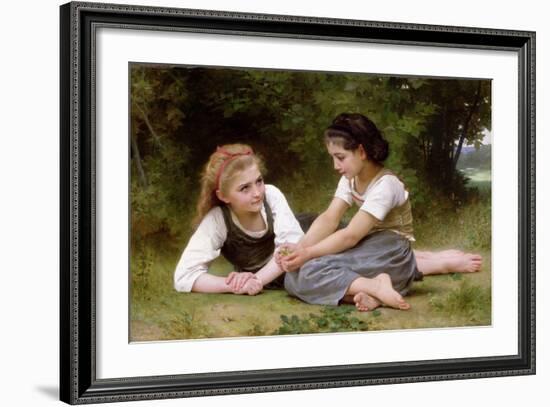 The Nut Gatherers, 1882-William Adolphe Bouguereau-Framed Giclee Print