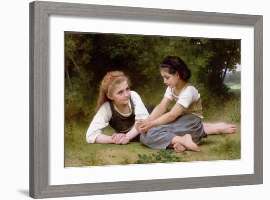 The Nut Gatherers, 1882-William Adolphe Bouguereau-Framed Giclee Print