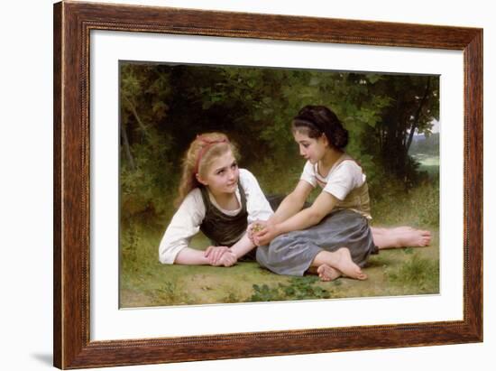 The Nut Gatherers, 1882-William Adolphe Bouguereau-Framed Giclee Print