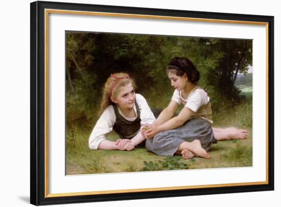 The Nut Gatherers, 1882-William Adolphe Bouguereau-Framed Giclee Print