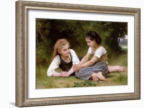 The Nut Gatherers, 1882-William Adolphe Bouguereau-Framed Giclee Print