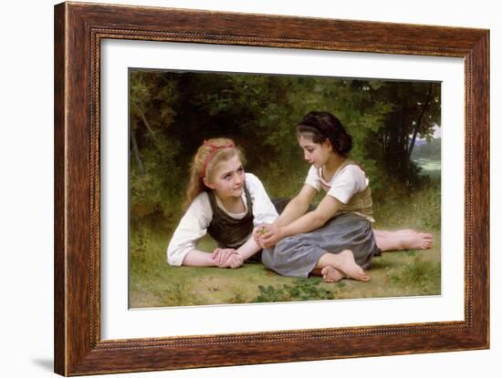 The Nut Gatherers, 1882-William Adolphe Bouguereau-Framed Giclee Print