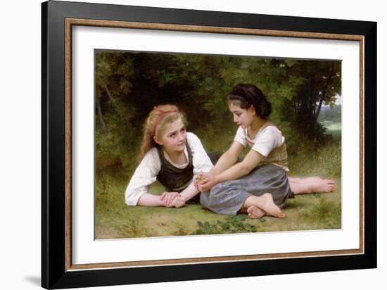 The Nut Gatherers, 1882-William Adolphe Bouguereau-Framed Giclee Print