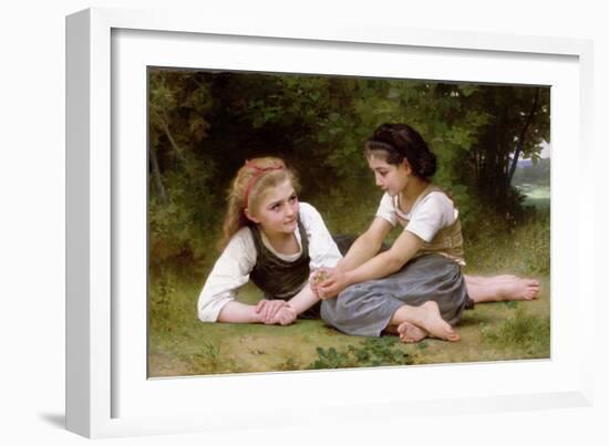 The Nut Gatherers, 1882-William Adolphe Bouguereau-Framed Giclee Print