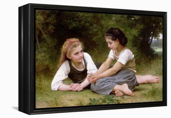 The Nut Gatherers, 1882-William Adolphe Bouguereau-Framed Premier Image Canvas