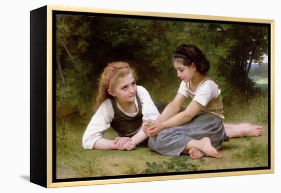 The Nut Gatherers, 1882-William Adolphe Bouguereau-Framed Premier Image Canvas