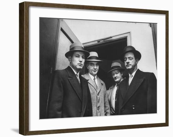 The Nyc Detectives Who Arrested the "Mad Bomber" George Metesky-Peter Stackpole-Framed Photographic Print