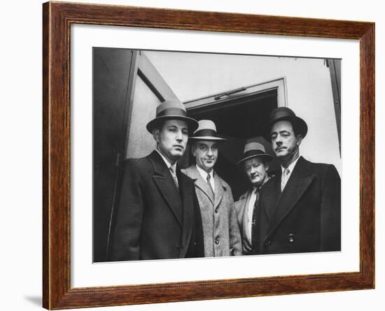 The Nyc Detectives Who Arrested the "Mad Bomber" George Metesky-Peter Stackpole-Framed Photographic Print