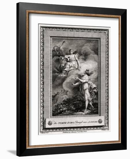 The Nymph Echo, Chang'D into a Sound, 1774-W Walker-Framed Giclee Print