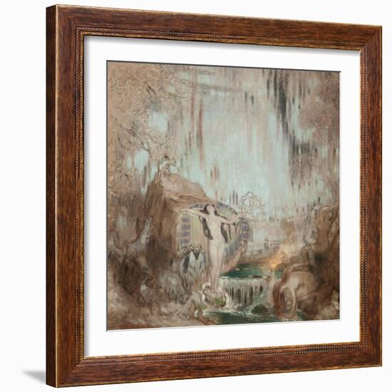 The Nymph of Malham Cove-William Shackleton-Framed Giclee Print