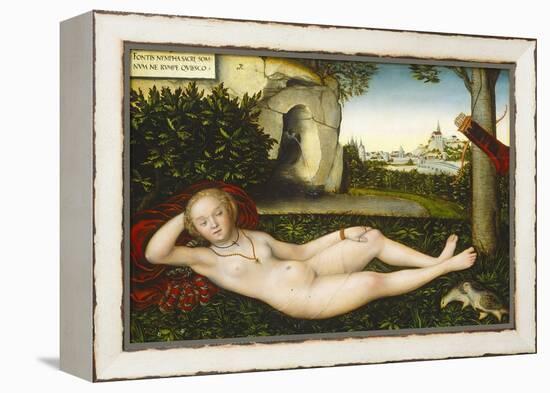 The Nymph of the Spring, after 1537-Lucas Cranach the Elder-Framed Premier Image Canvas