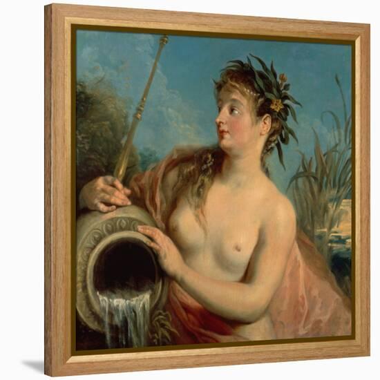 The Nymph of the Spring (Oil on Canvas)-Jean Antoine Watteau-Framed Premier Image Canvas