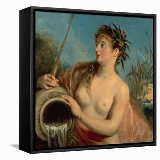 The Nymph of the Spring (Oil on Canvas)-Jean Antoine Watteau-Framed Premier Image Canvas