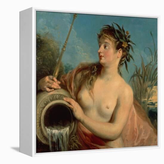 The Nymph of the Spring (Oil on Canvas)-Jean Antoine Watteau-Framed Premier Image Canvas