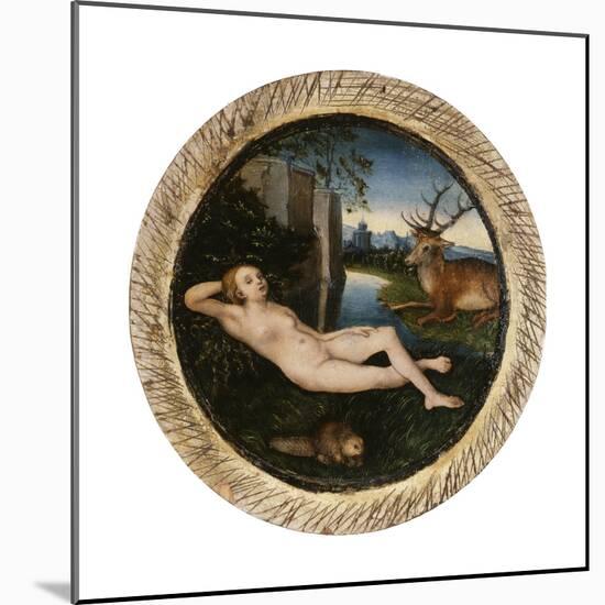 The Nymph of the Spring-Lucas Cranach the Elder-Mounted Giclee Print