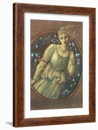 The Nymph of the Stars, c.1888-Edward Burne-Jones-Framed Giclee Print