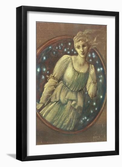 The Nymph of the Stars, c.1888-Edward Burne-Jones-Framed Giclee Print