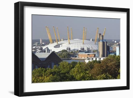 The O2 Arena from Greenwich Park, London, 2009-Peter Thompson-Framed Photographic Print
