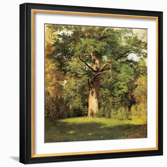 The Oak, 1880-Isaak Iljitsch Lewitan-Framed Giclee Print