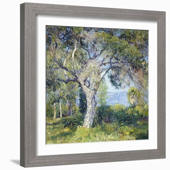 The Oak-Guy Rose-Framed Art Print