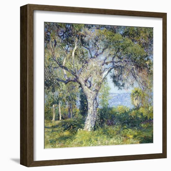 The Oak-Guy Rose-Framed Art Print