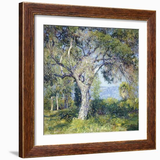 The Oak-Guy Rose-Framed Art Print