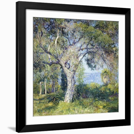 The Oak-Guy Rose-Framed Art Print