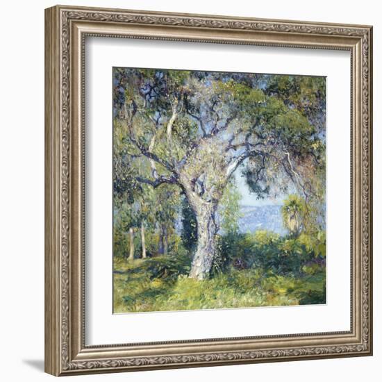 The Oak-Guy Rose-Framed Art Print