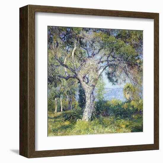 The Oak-Guy Rose-Framed Art Print