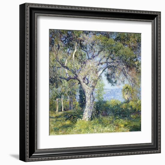 The Oak-Guy Rose-Framed Art Print