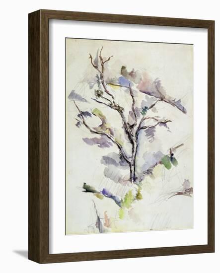 The Oak-Paul Cézanne-Framed Giclee Print