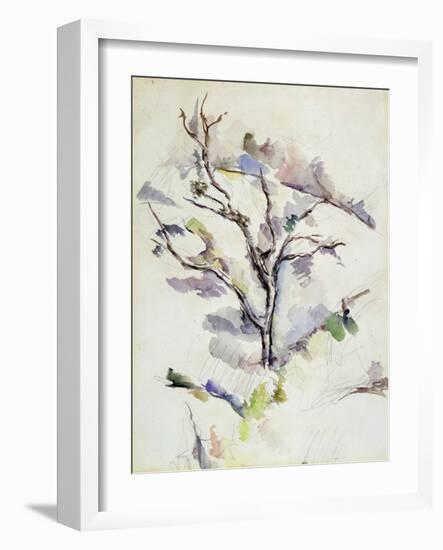 The Oak-Paul Cézanne-Framed Giclee Print