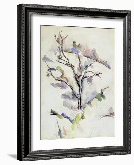 The Oak-Paul Cézanne-Framed Giclee Print