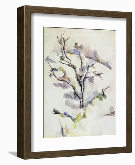 The Oak-Paul Cézanne-Framed Giclee Print