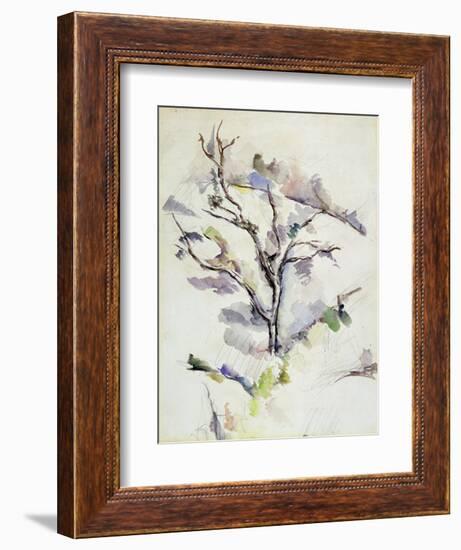 The Oak-Paul Cézanne-Framed Giclee Print