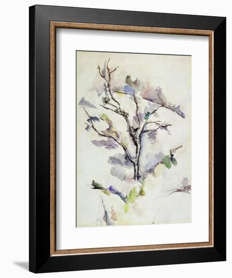 The Oak-Paul Cézanne-Framed Giclee Print