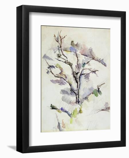 The Oak-Paul Cézanne-Framed Giclee Print